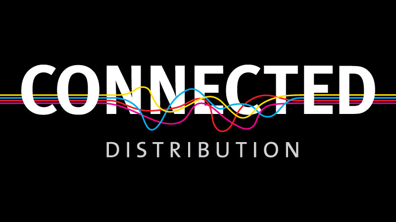 connected distribution new logo and branding design